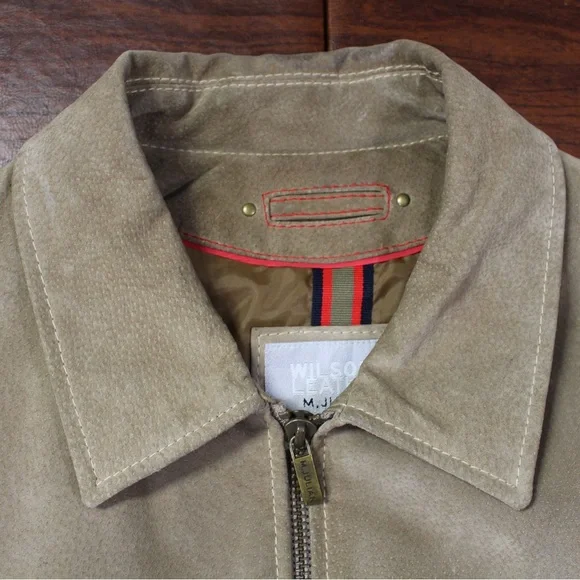 Wilsons Tan Leather M. Julian Jacket